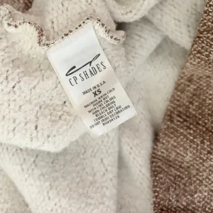 Anthropologie CP SHADES Pam Cotton Wool Sweatshirt Sweater Brown XS Made USA thumbnail 10