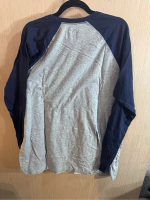 NFL Dallas Cowboys Long Sleeve Raglan Tee - Gray & Navy Size 2XL thumbnail 3