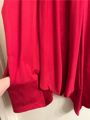 Athleta Pranayama Restore Wrap Cardigan Red Size XS thumbnail 8
