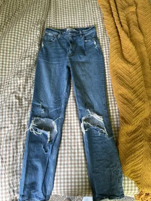 Abercrombie 90s Straight Ultra High-Rise Jeans thumbnail 1