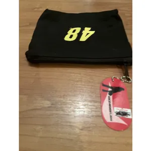 Race Ready Lady Nascar Canvas Zippered Bag #48 Black thumbnail 6