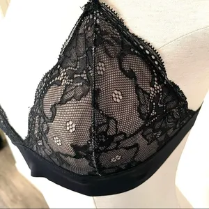 Pure water black lace bra thumbnail 8