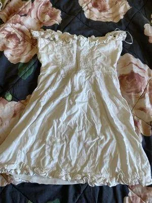 Cotton Candy LA White Mini Dress thumbnail 1
