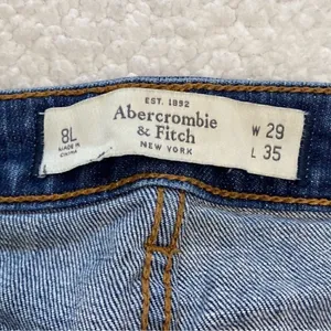 Abercrombie & Fitch Blue Jeans(Size 8Long) thumbnail 7