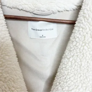 The Group by Babaton Aritzia Sherpa Teddy Jacket Size 2 thumbnail 5