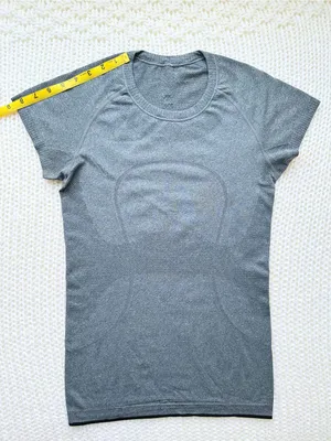 Lululemon Swiftly Tech Short Sleeve - Heathered Black - 6 thumbnail 12