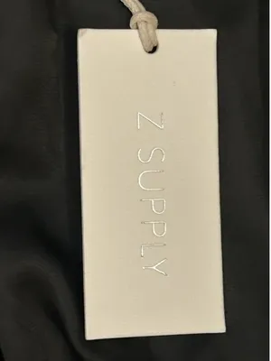 Z Supply Sandelle Black Faux Leather Blazer XS Going Out Indie Minimalist Edgy thumbnail 9