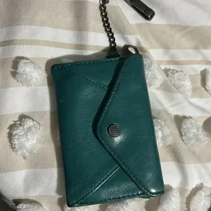 Aimee Kestenberg "Ashley Leather" Wallet Purse, in "Rainforest Green" thumbnail 7