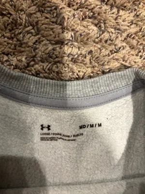 Grey Under Armour Crewneck Women’s Sweater Pullover Medium thumbnail 3
