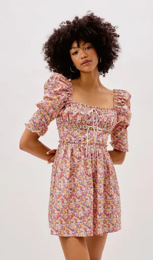 For Love & Lemons Libby Mini Dress L thumbnail 1