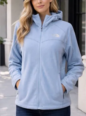 Vintage The North Face Women's Powder Blue Windwall Ski Jacket Size Medium thumbnail 1