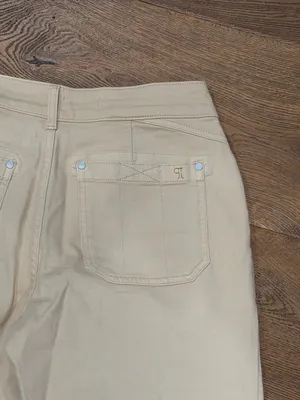 Pilcro Cream Cargo Jeans for Women 28 thumbnail 3