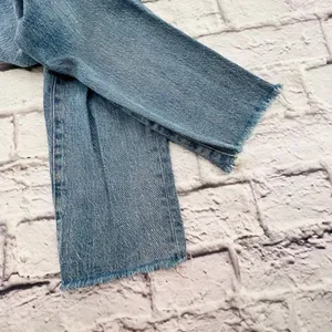 Madewell Jeans Women's Size 24 Light Wash High Rise Raw Hem The Perfect Vintage thumbnail 7