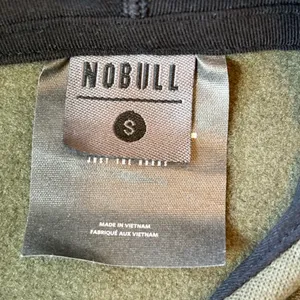 NEW NOBULL Womens Performance Training Hoodie Drawstring‎ Small Olive Green thumbnail 5
