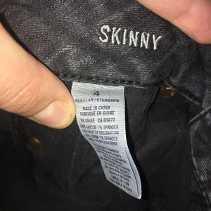 American Eagle super stretch black skinny jeans thumbnail 3