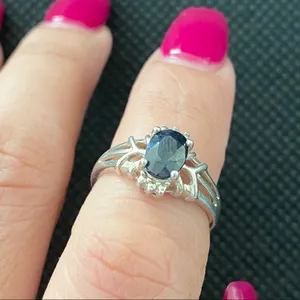 Black Onyx Sterling Silver Ring 5 thumbnail 5