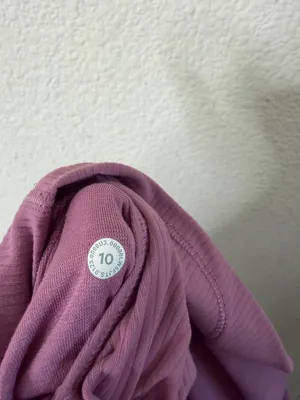 Lululemon Align Ribbed High-Rise Pant 25"‎ Velvet Dust Womens Size 10 thumbnail 5