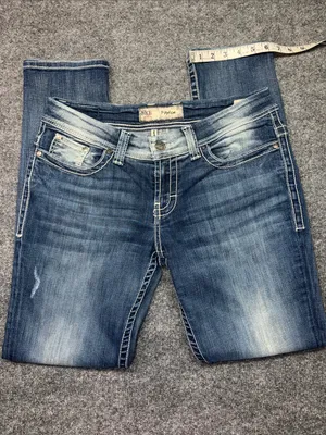 BKE Payton Ankle Skinny Mid-Rise Women's Faded Blue Jeans thumbnail 4