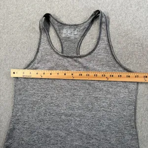 New Balance Women's Medium Gray Heather Racerback Tank Top Activewear Workout thumbnail 6
