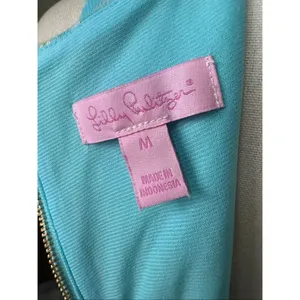 Lilly Pulitzer Kent Drop Waist Seaspray Knit Dress Size M thumbnail 9