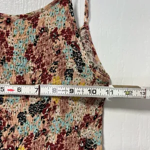 Abel the Label Floral boho Tiered Smocked Maxi dress size XS thumbnail 7
