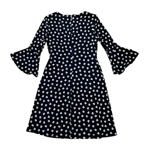 Tommy Hilfiger Floral Bell Sleeve Mini Dress Black | 2 thumbnail 2