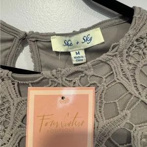 NWT purple lace boutique She and‎ Sky dress thumbnail 2