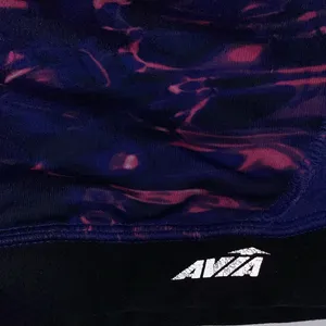 Avia Purple & Pink Patterned Racerback Sports Bra thumbnail 2