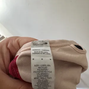 Nike Indy Logo Pink and Red‎ Sports Bra thumbnail 4