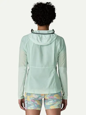 Patagonia Women’s Airshed Pro Pullover Jacket Super Lightweight in Wispy Green L thumbnail 2