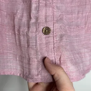 Hutch Anthropologie Azalea Puff Sleeve Blouse Shirt Buttons Cottagecore size XL thumbnail 4