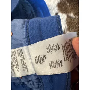 Mother Denim The Skipper Short N' Long Fray In Cats And Dogs Blue Size 26 thumbnail 6