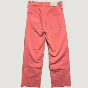 1992‎ | Pistola Penny High Rise Wide Leg Raw Hem Jeans Flamingo Pink Women 24 thumbnail 2