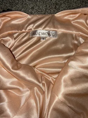 Sue Wong C9134 Beaded Halter Neck Cocktail Dress Size 4 thumbnail 6