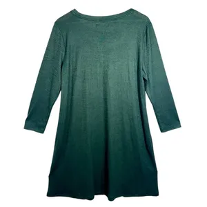 Abercrombie & Fitch Emerald Green Pocket Long Sleeve Sweater Midi Dress Size XL thumbnail 3