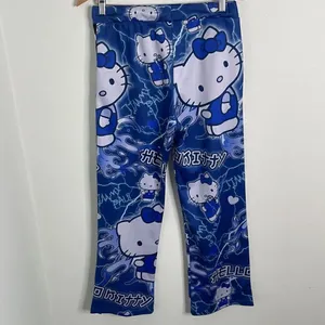 Hello Kitty Jimmy Paul sweatpants. Size small. Drawstring waist. Snap up legs. thumbnail 10