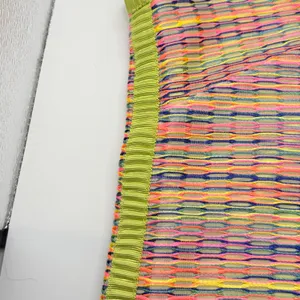 Alex Marie Tweed Shift Dress 4 Pink Lime Green Textured Sleeveless Stripe Knit‎ thumbnail 10