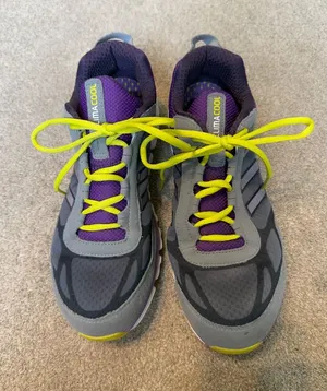 Adidas Purple Grey Clima Cool Sneakers Size 9.5 thumbnail 1