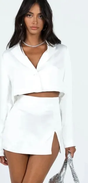 Princess Polly White Skirt Set thumbnail 1