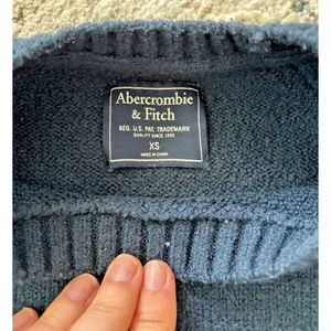 Abercrombie & Fitch‎ Sweater Womens XS Blue Fisherman Nautical Chunky Classic thumbnail 6
