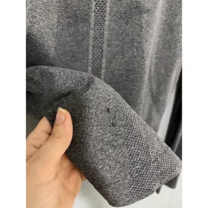 Lululemon Heathered Black Swiftly Tech 1/2 Zip Long Sleeve Fitted Top 12 thumbnail 6