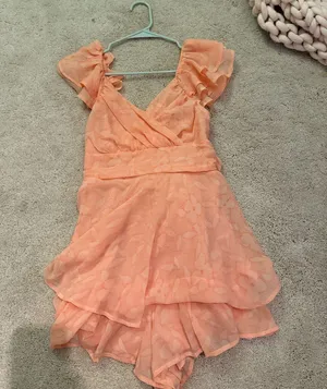 Altar'd State Dress Mini Floral Pink thumbnail 1