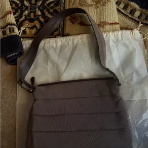 Salvatore Ferragamo‎ brown seatbelt shoulder bag thumbnail 1