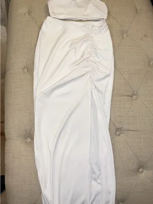 SHEIN brand white matching skirt set thumbnail 3