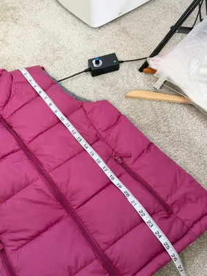 Lands’ End Women’s Down Puffer Quilted Vest Full Zip in Pink M thumbnail 10