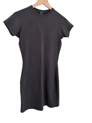 SKIMS New Vintage Raglan Mini Dress Color: Ash Medium NWT Sold OUT thumbnail 5