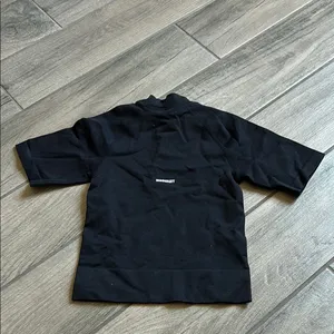 Black Short Sleeve Tee Casual Top Size XS thumbnail 5