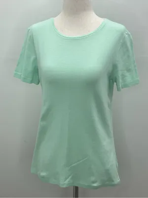 Talbots Tee Womens Mint Green Short Sleeve 100% Pima Cotton Basic Top Small thumbnail 1