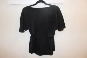 Vintage BCBG Black Silk Blouse thumbnail 3