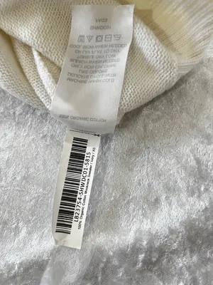 Quince Sweater Women's Ivory Organic Cotton knit Mock Neck Pullover Size XS thumbnail 7